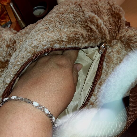 Cute soft body plush Saint Bernard brown dog body backpack Rodadou brand - Picture 7 of 9